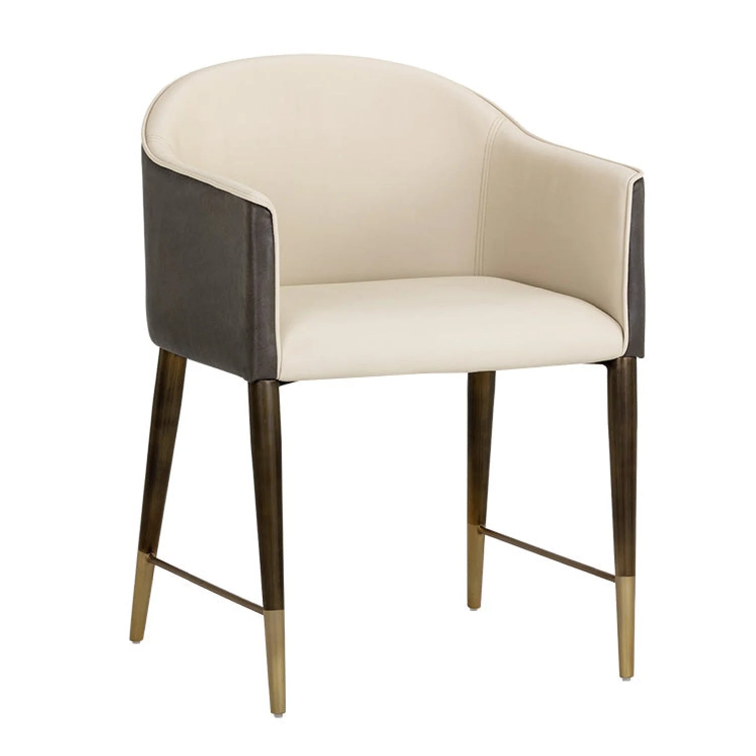 Luxury Upholstered Modern Dining Armchair European Style for Villa