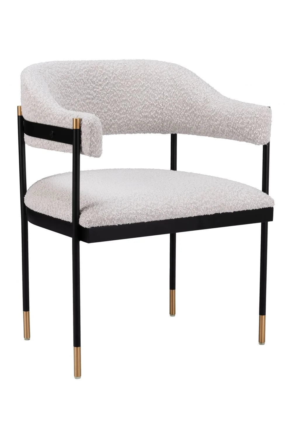 Luxury Upholstered Modern Dining Armchair European Style for Villa