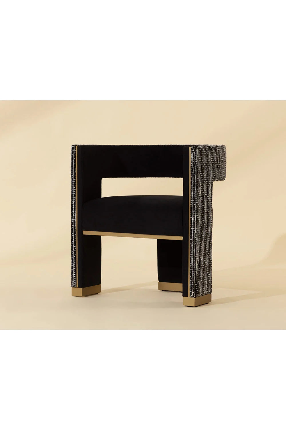 Luxury Upholstered Modern Dining Armchair European Style for Villa