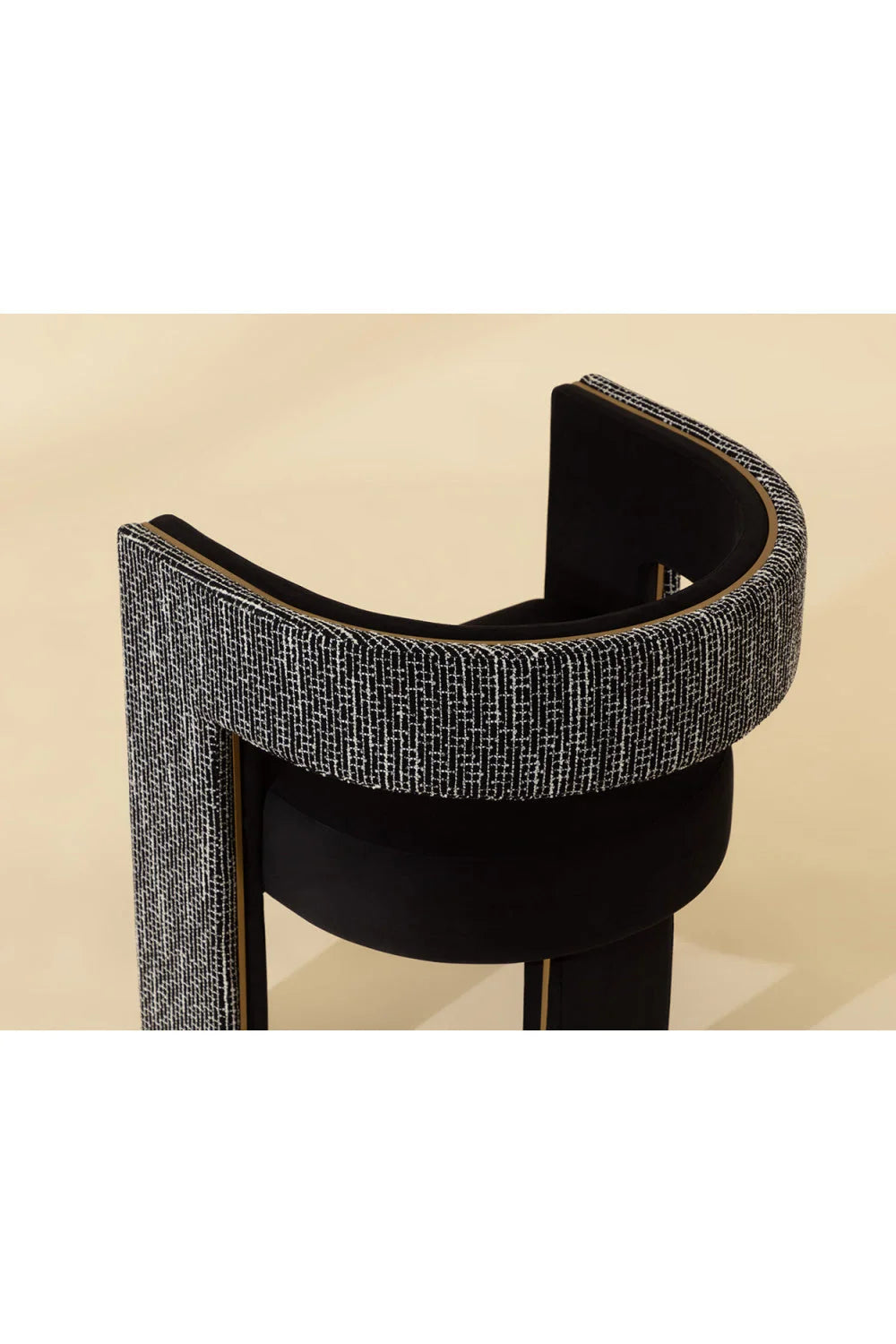 Luxury Upholstered Modern Dining Armchair European Style for Villa