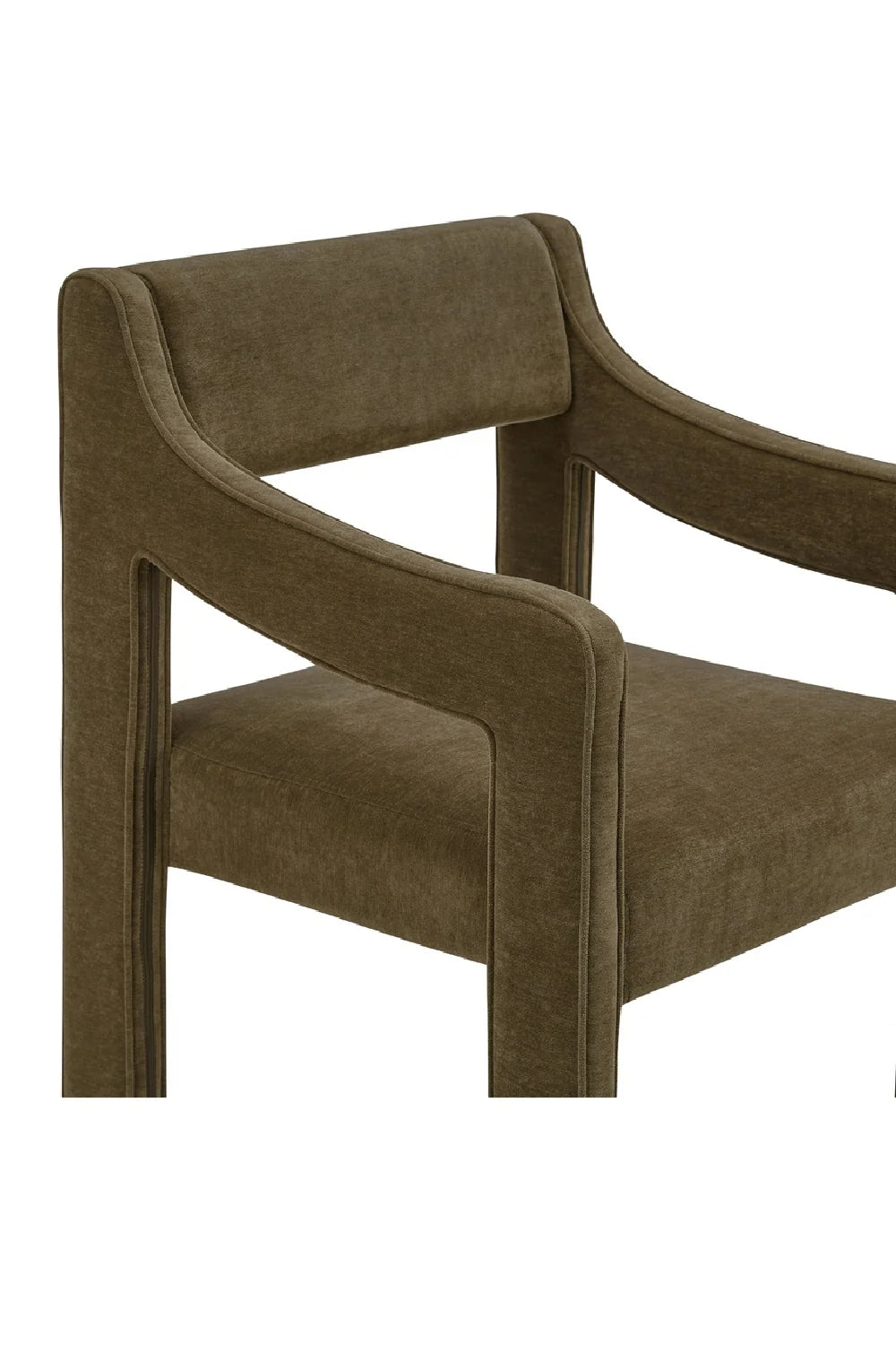 Luxury Upholstered Modern Dining Armchair European Style for Villa