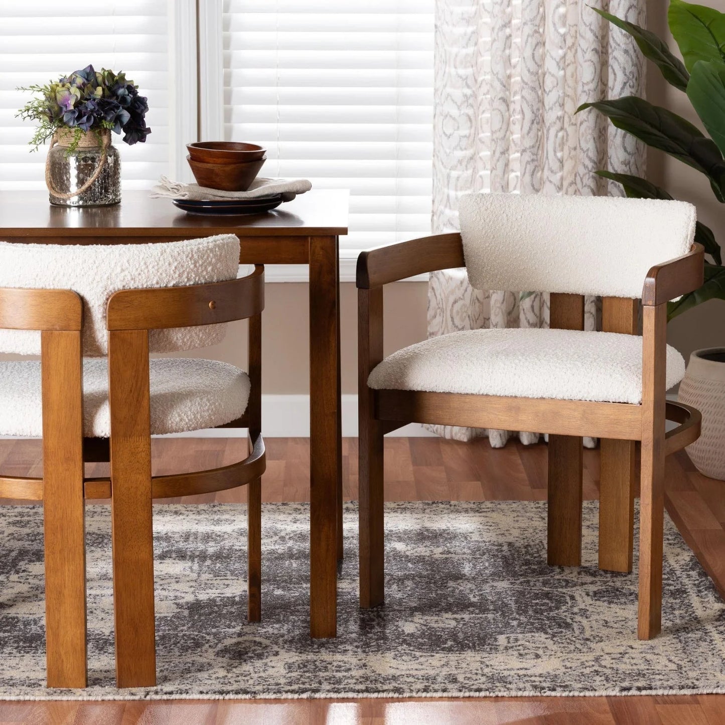 Luxury Upholstered Modern Dining Armchair European Style for Villa