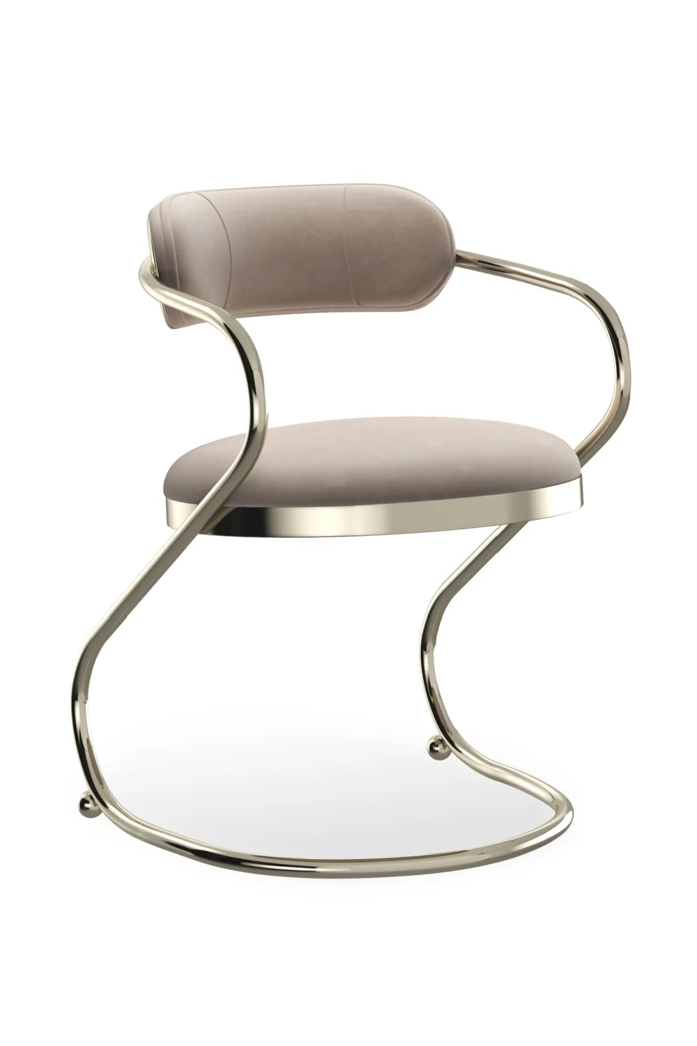 Luxury Upholstered Modern Dining Armchair European Style for Villa