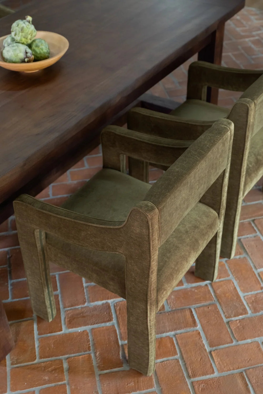 Luxury Upholstered Modern Dining Armchair European Style for Villa