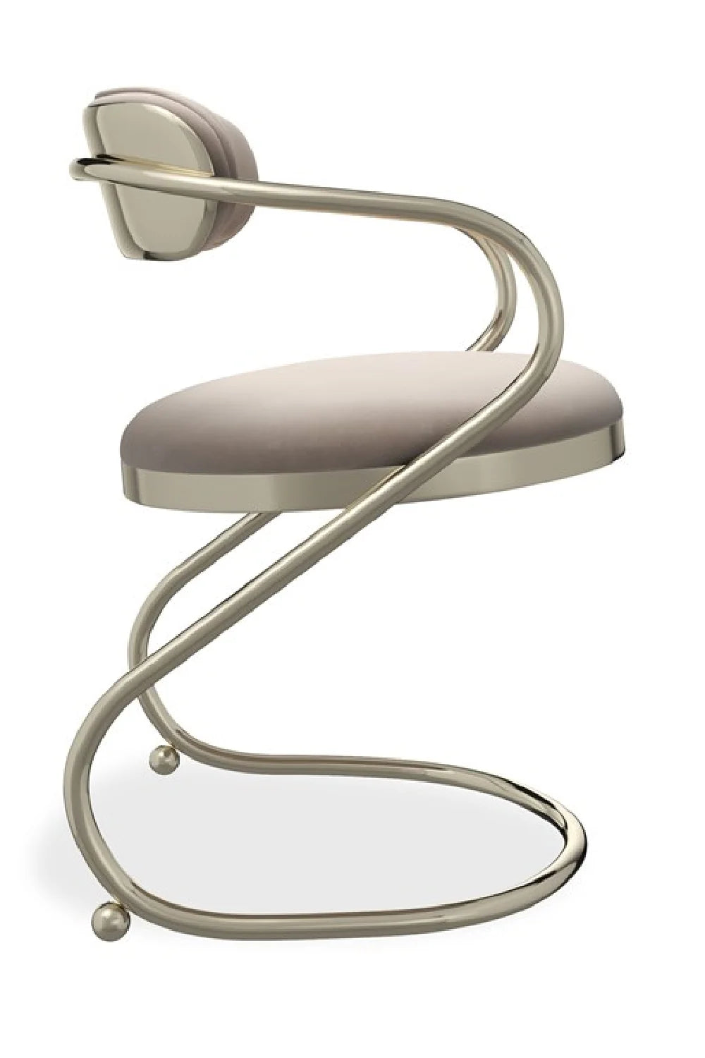 Luxury Upholstered Modern Dining Armchair European Style for Villa
