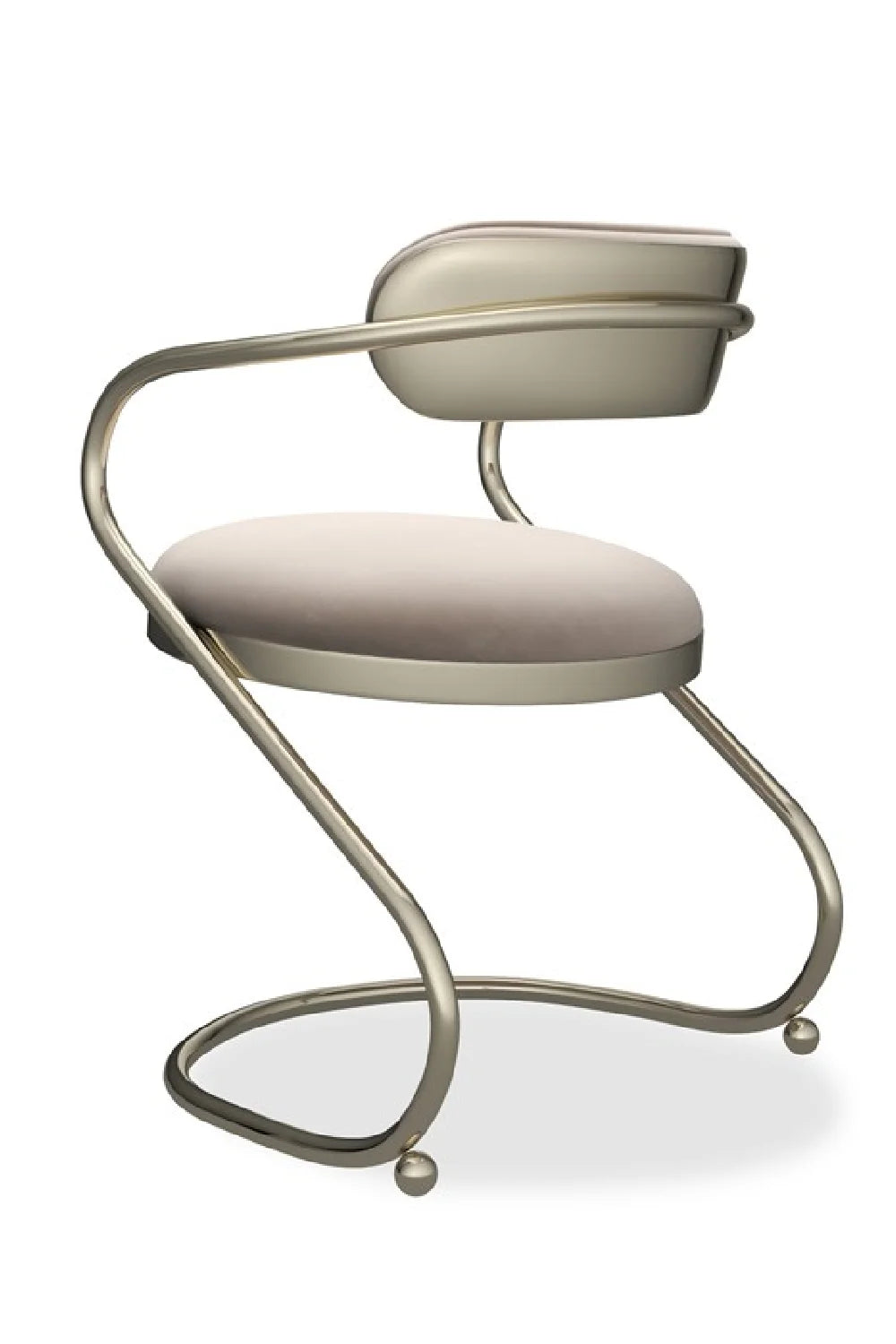 Luxury Upholstered Modern Dining Armchair European Style for Villa