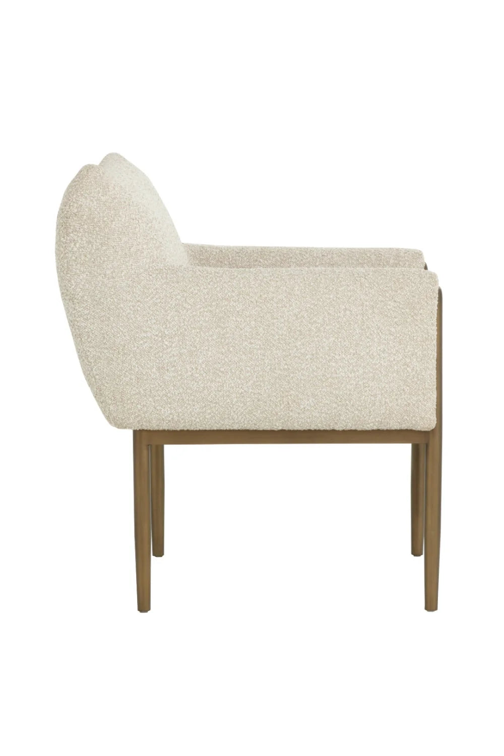Luxury Upholstered Modern Dining Armchair European Style for Villa