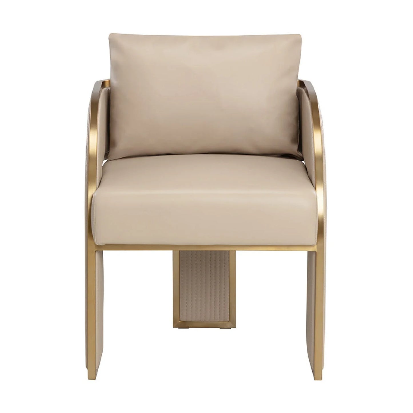 Luxury Upholstered Modern Dining Armchair European Style for Villa