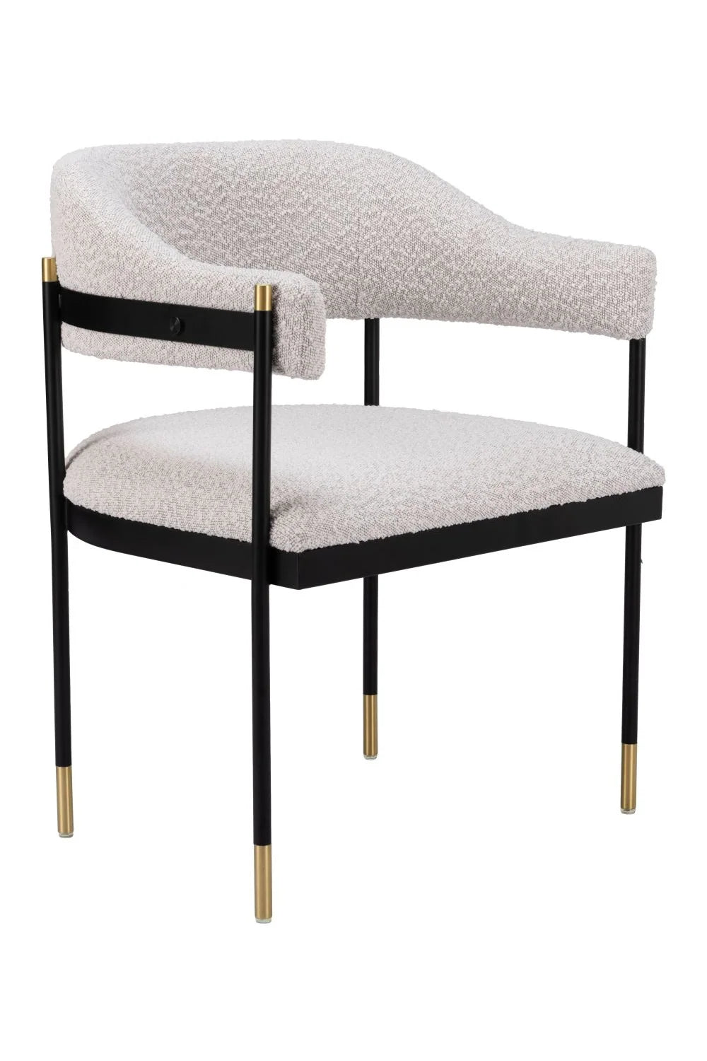Luxury Upholstered Modern Dining Armchair European Style for Villa