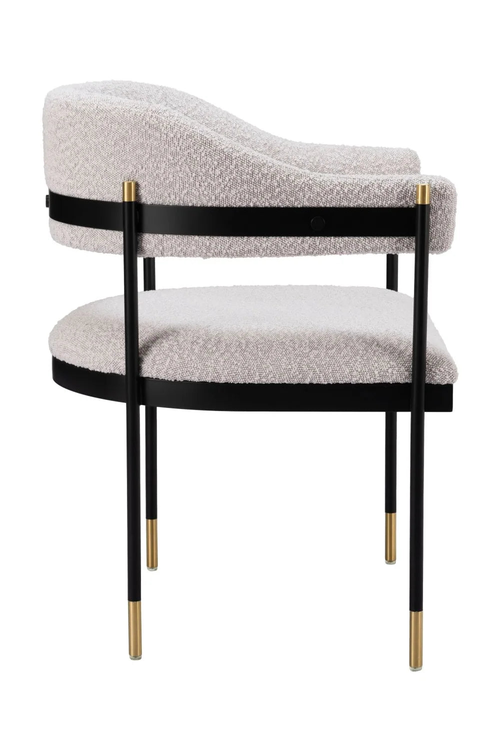 Luxury Upholstered Modern Dining Armchair European Style for Villa