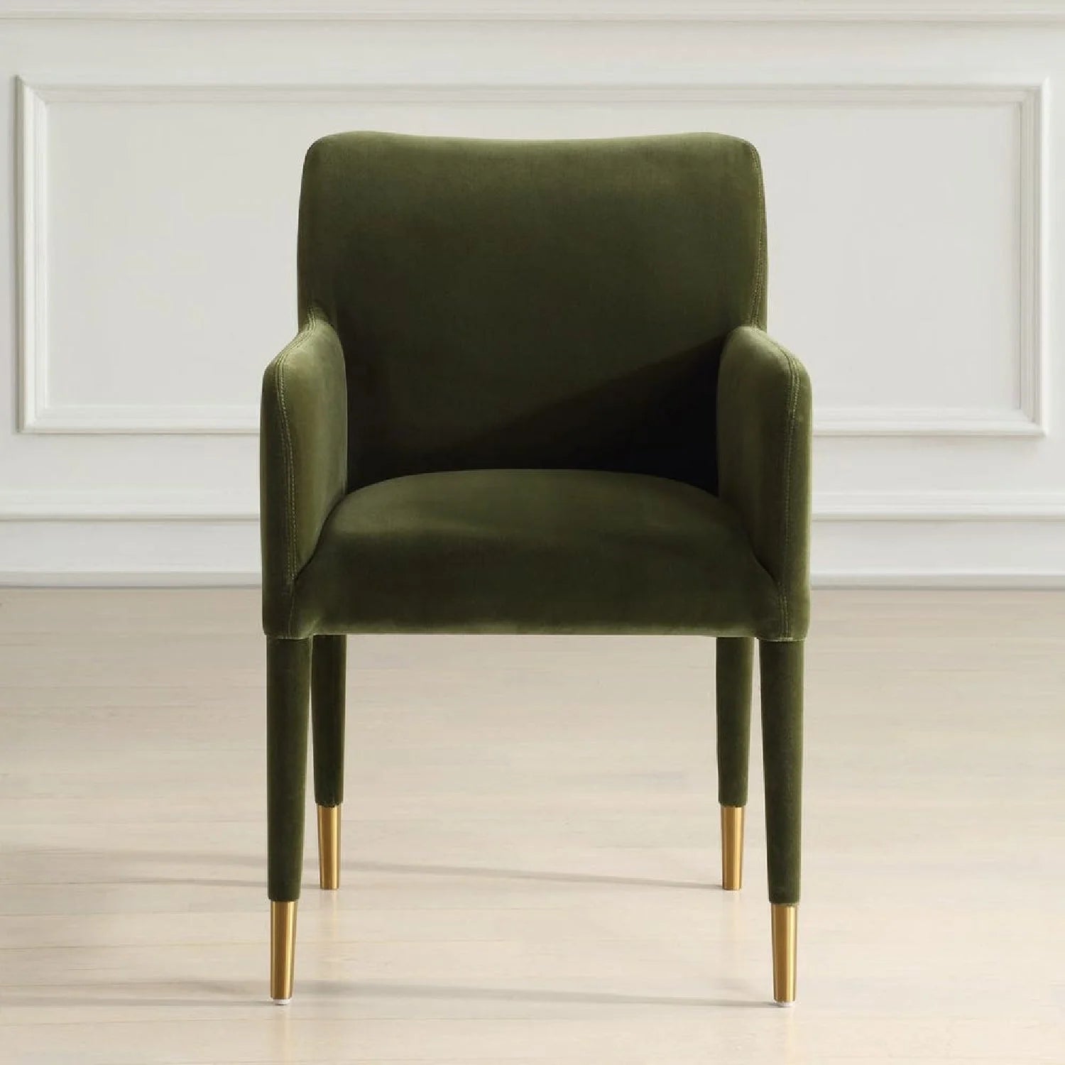 Luxury Upholstered Modern Dining Armchair European Style for Villa
