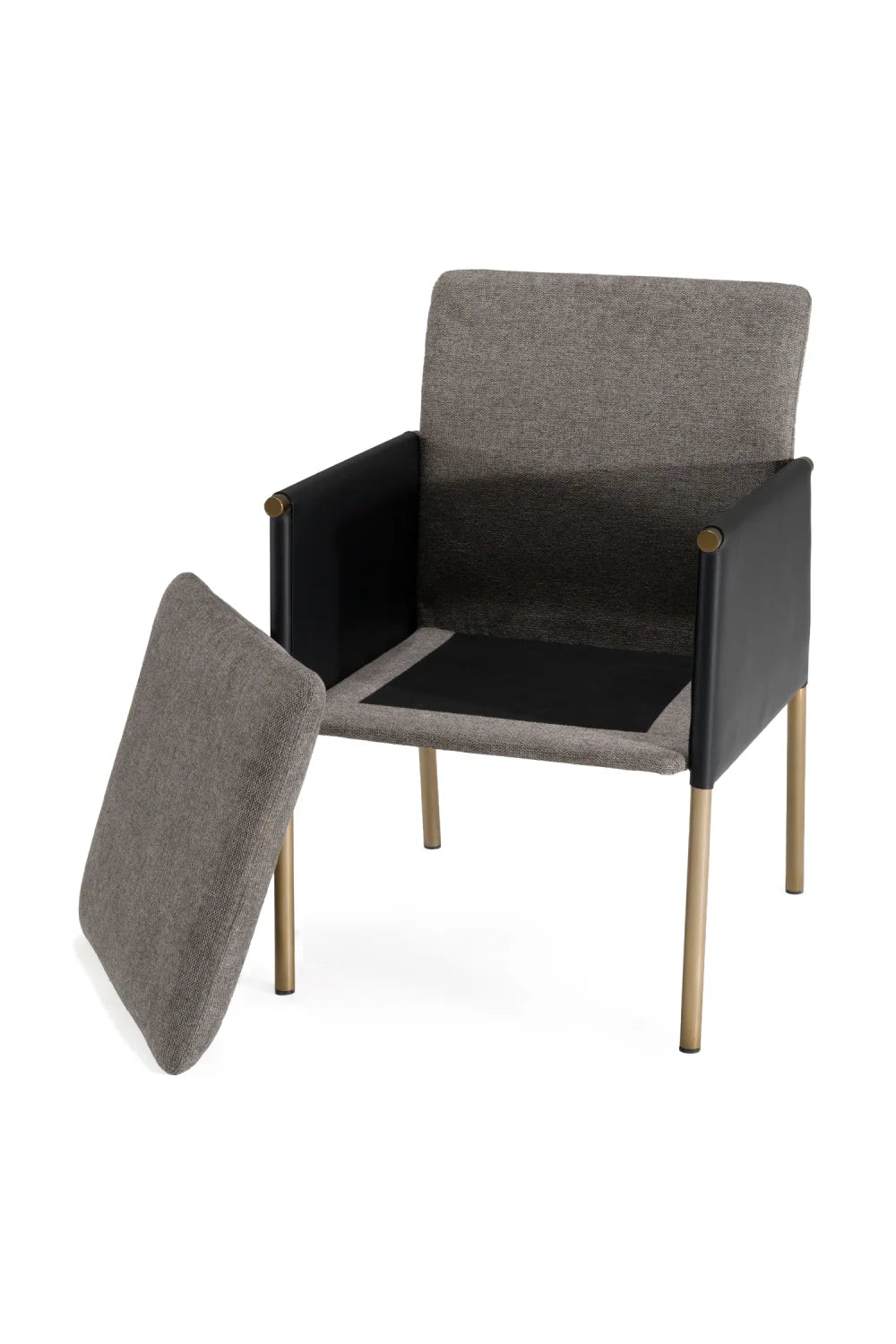 Luxury Upholstered Modern Dining Armchair European Style for Villa
