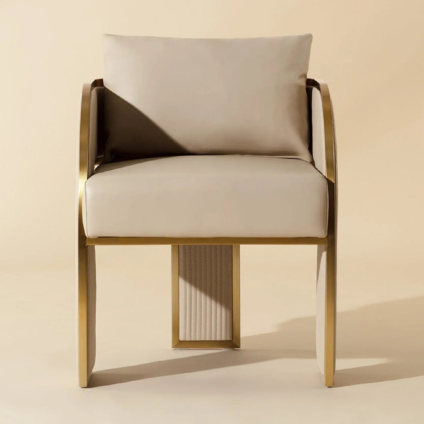 Luxury Upholstered Modern Dining Armchair European Style for Villa