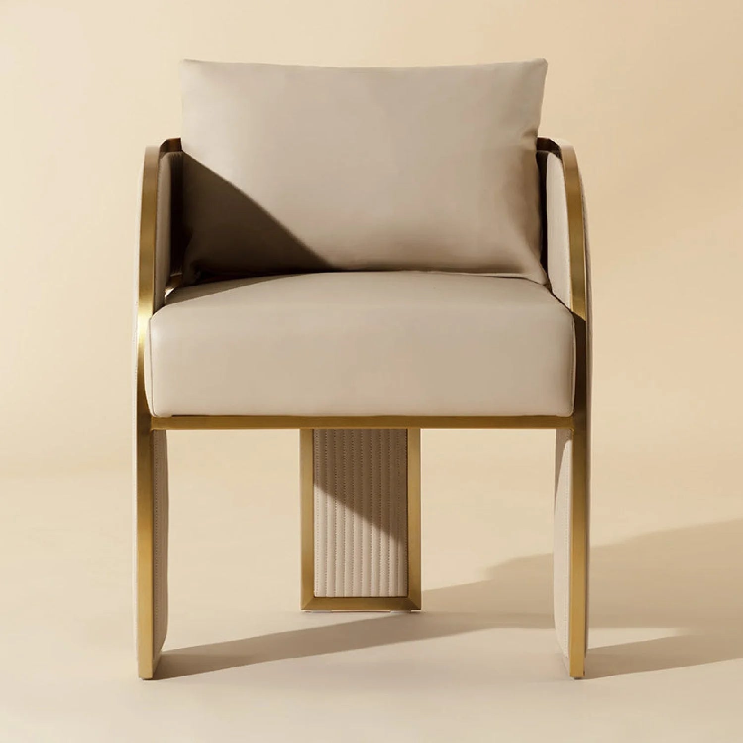 Luxury Upholstered Modern Dining Armchair European Style for Villa