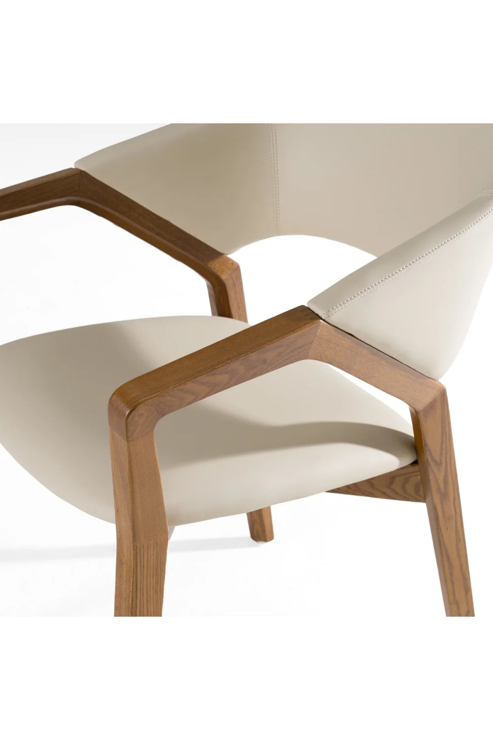 Luxury Upholstered Modern Dining Armchair European Style for Villa