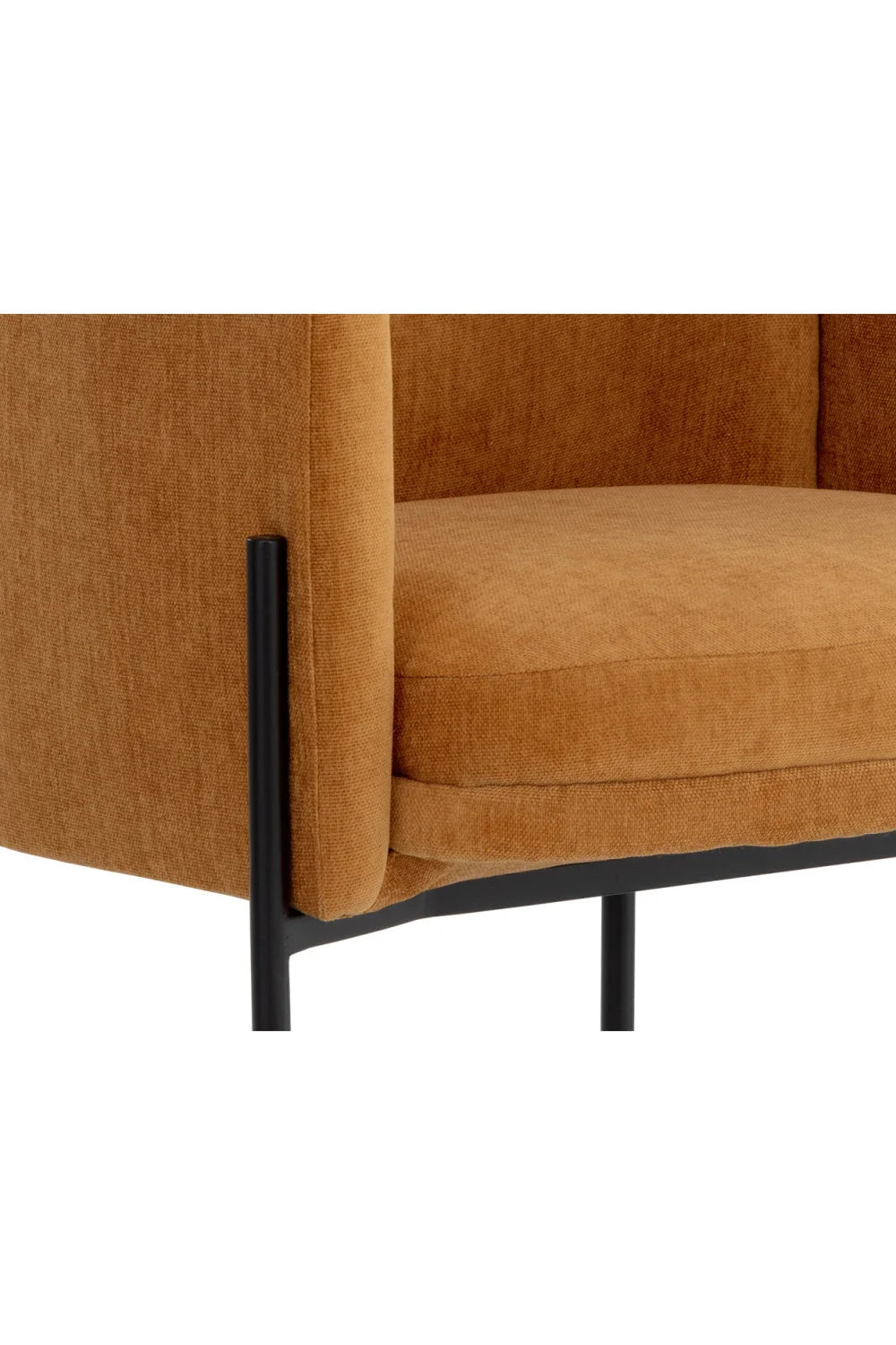 Luxury Upholstered Modern Dining Armchair European Style for Villa