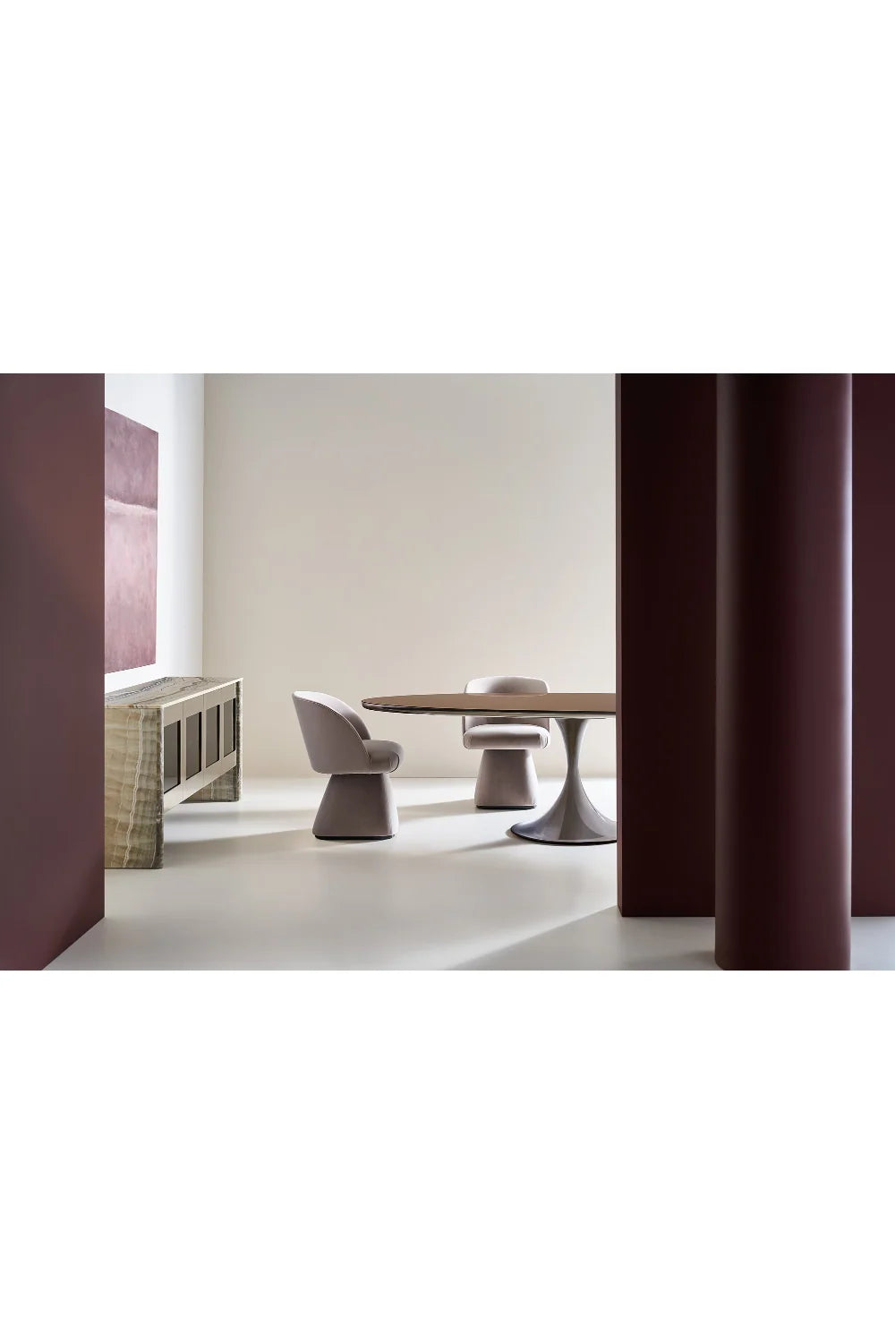 Luxury Upholstered Modern Dining Armchair European Style for Villa