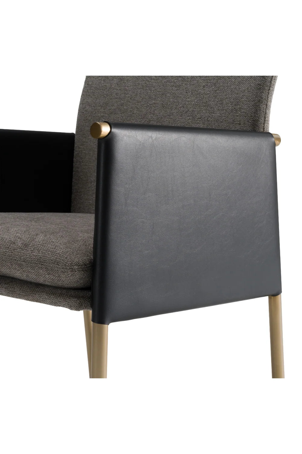 Luxury Upholstered Modern Dining Armchair European Style for Villa
