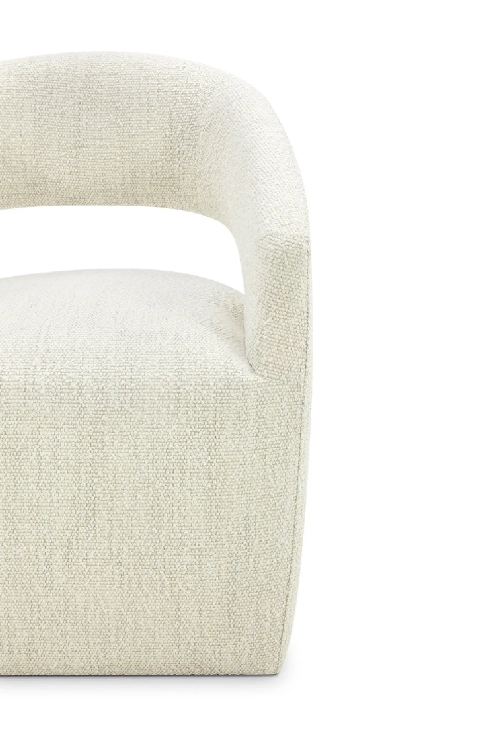 Luxury Upholstered Modern Dining Armchair European Style for Villa