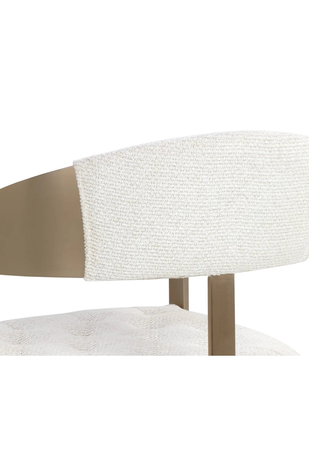 Luxury Upholstered Modern Dining Armchair European Style for Villa