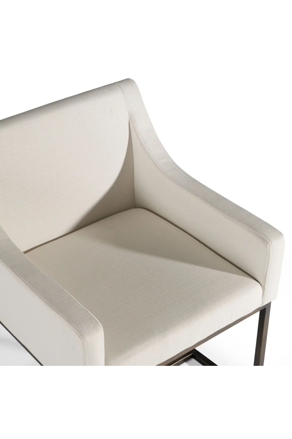 Luxury Upholstered Modern Dining Armchair European Style for Villa