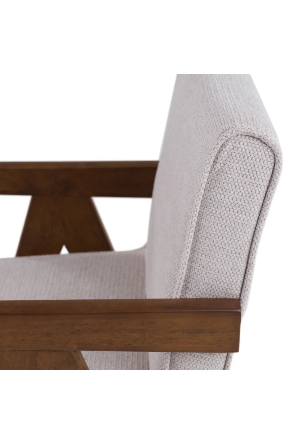 Luxury Upholstered Modern Dining Armchair European Style for Villa