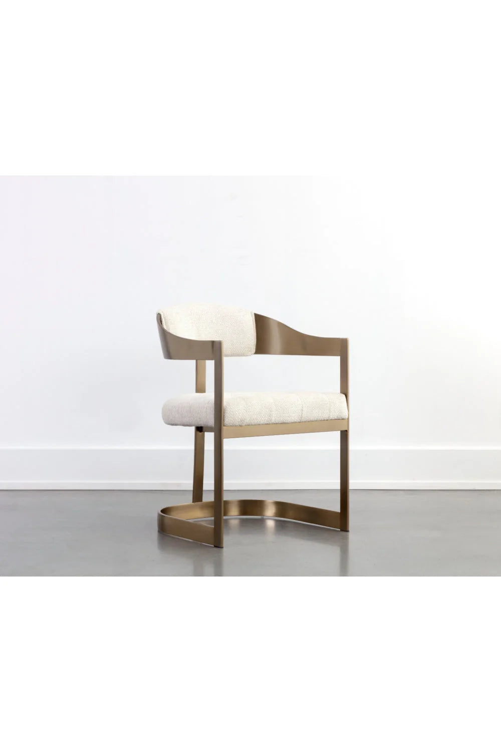 Luxury Upholstered Modern Dining Armchair European Style for Villa