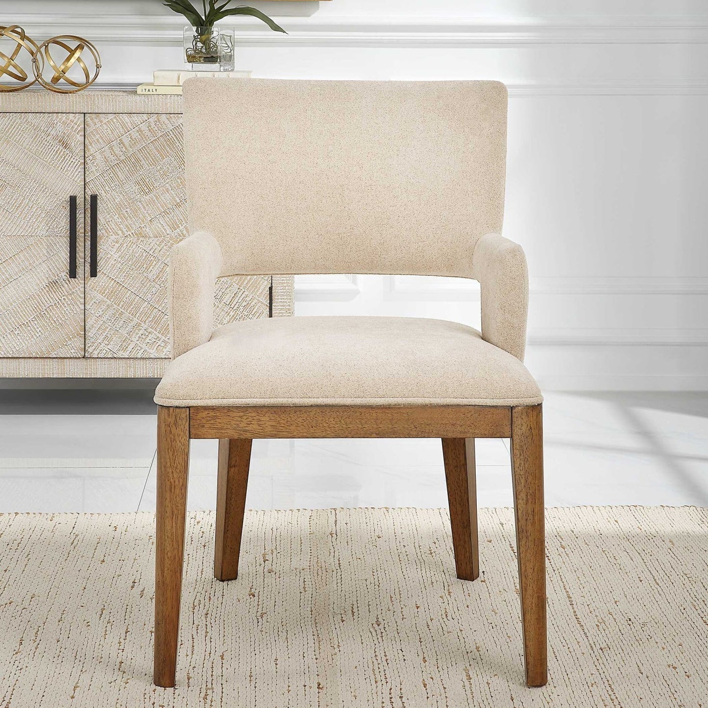 Luxury Upholstered Modern Dining Chair European Style for Villa