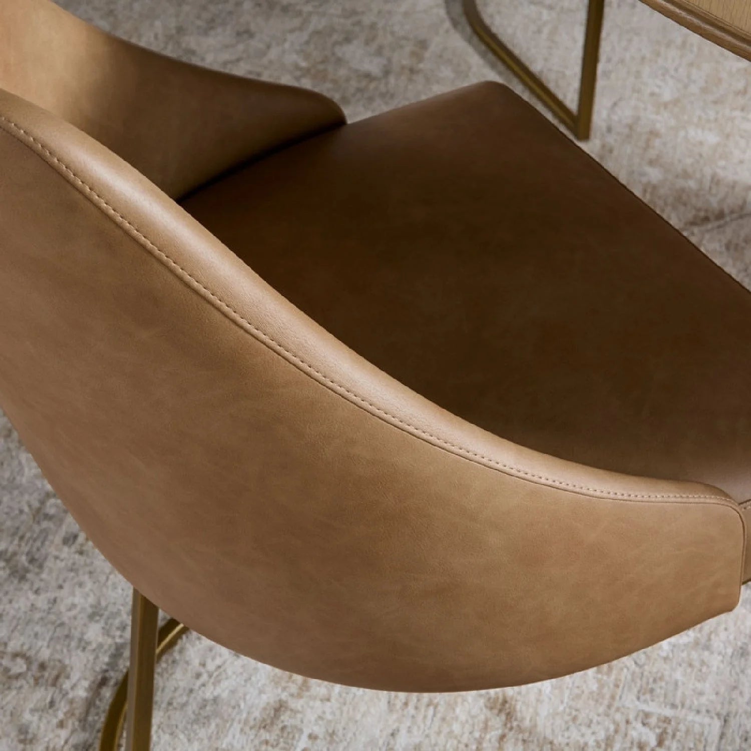 Luxury Upholstered Modern Dining Chair European Style for Villa