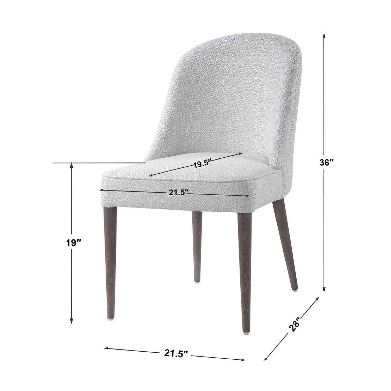 Luxury Upholstered Modern Dining Chair European Style for Villa