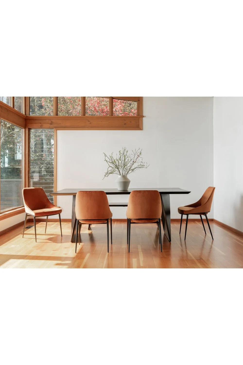 Luxury Upholstered Modern Dining Chair European Style for Villa