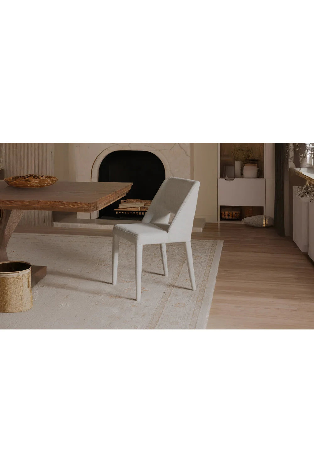 Luxury Upholstered Modern Dining Chair European Style for Villa