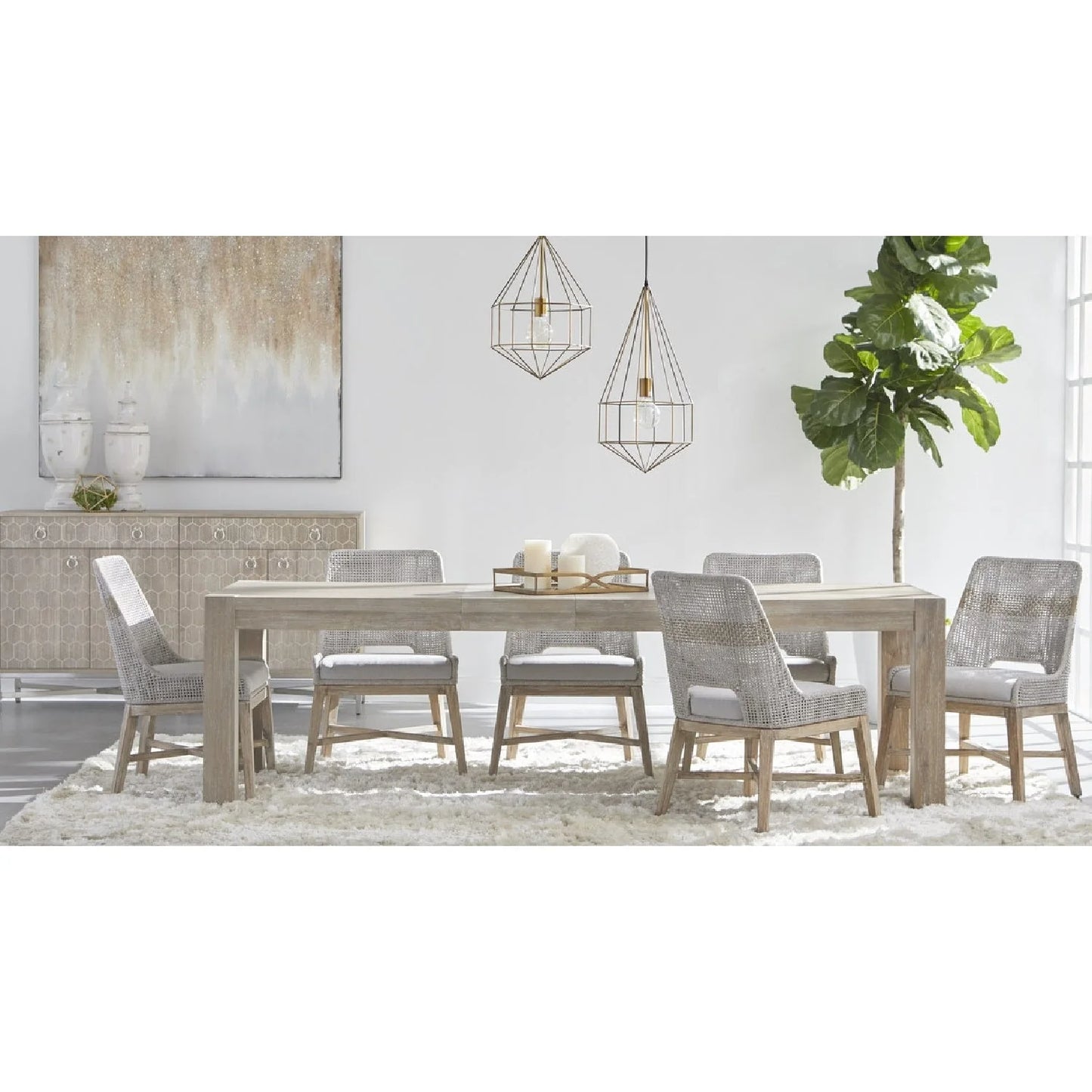 Luxury Upholstered Modern Dining Chair European Style for Villa