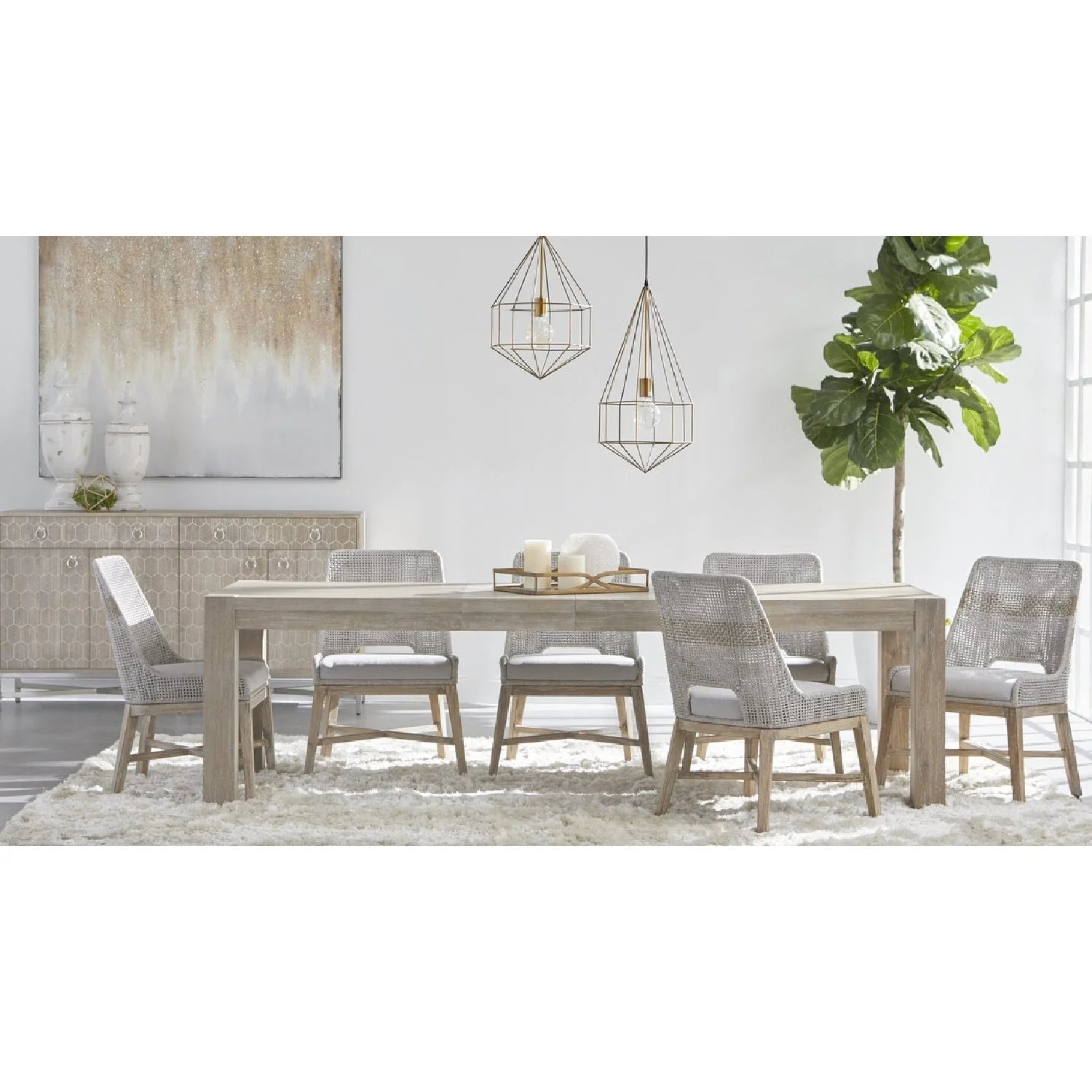 Luxury Upholstered Modern Dining Chair European Style for Villa