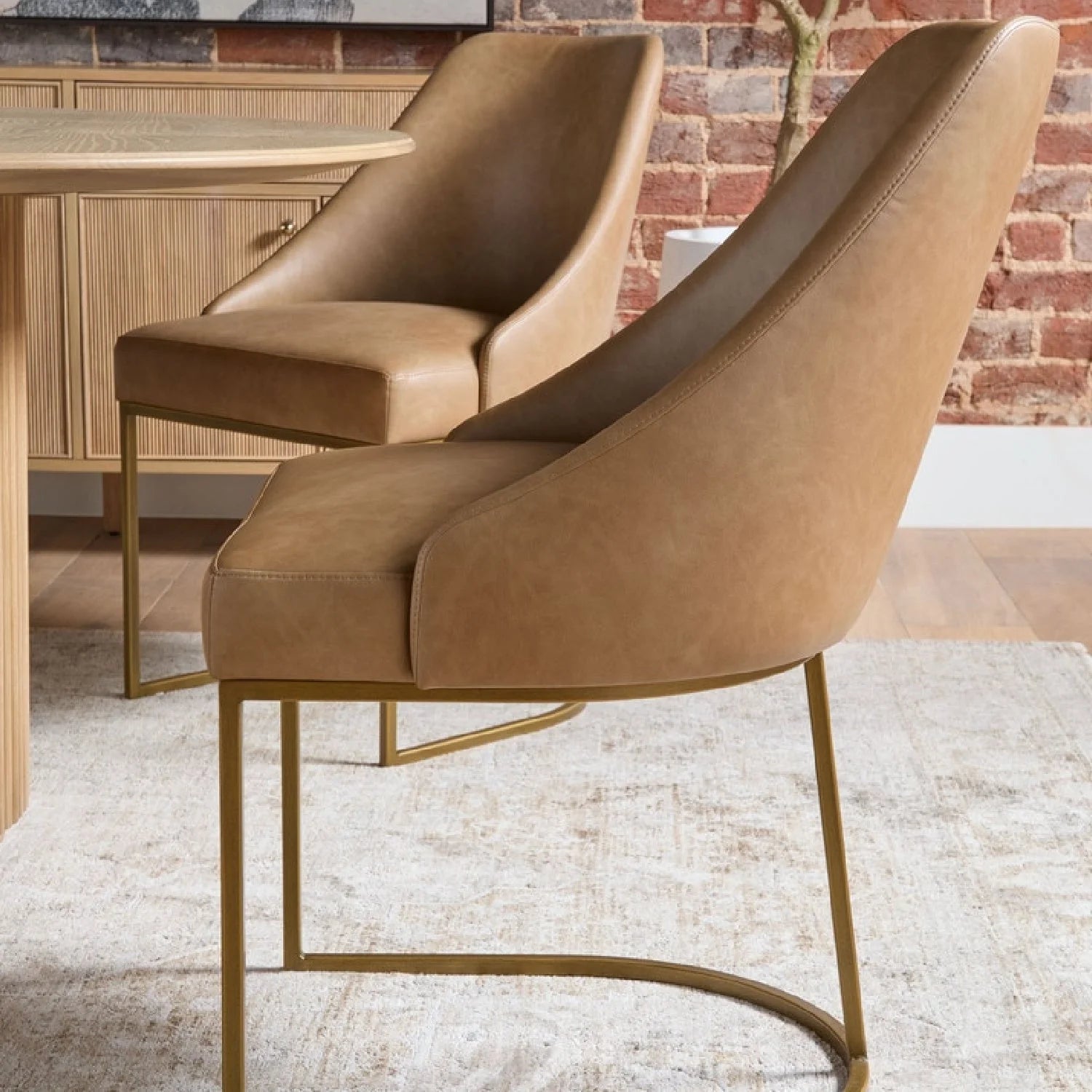 Luxury Upholstered Modern Dining Chair European Style for Villa