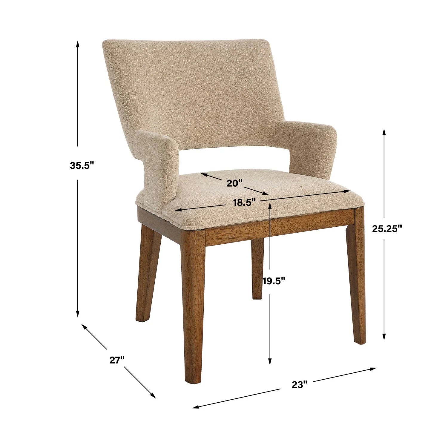 Luxury Upholstered Modern Dining Chair European Style for Villa