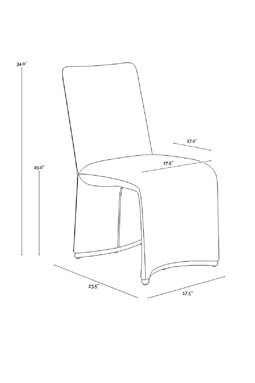 Luxury Upholstered Modern Dining Chair European Style for Villa