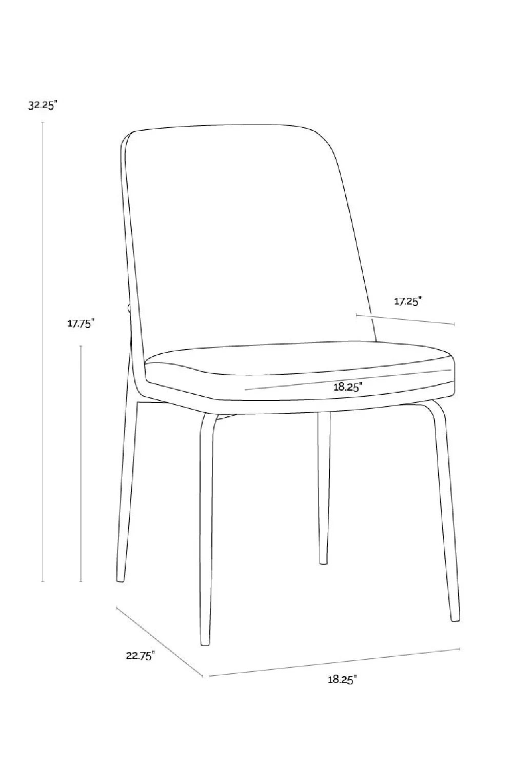 Luxury Upholstered Modern Dining Chair European Style for Villa