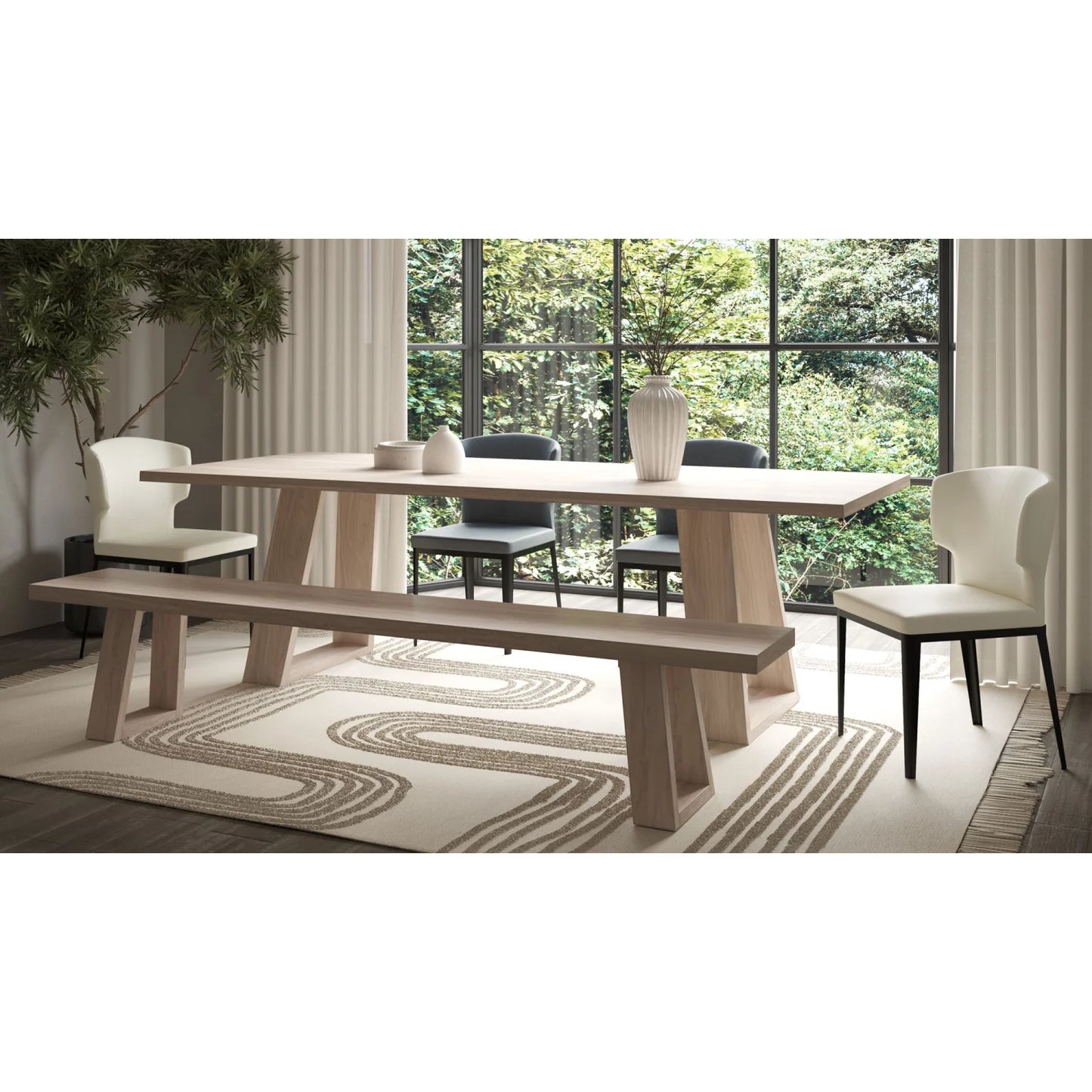 Luxury Upholstered Modern Dining Chair European Style for Villa