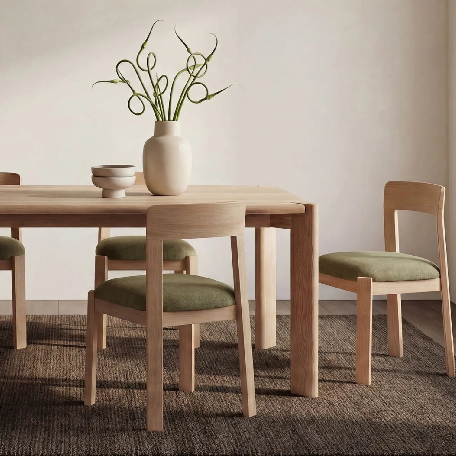 Luxury Upholstered Modern Dining Chair European Style for Villa