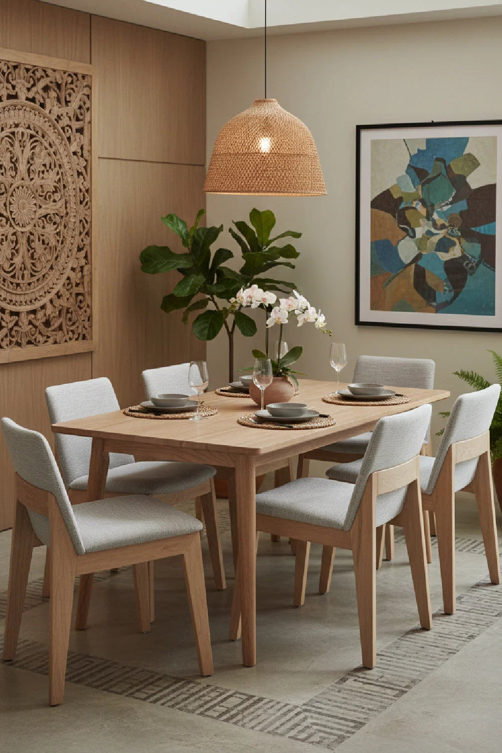 Luxury Upholstered Modern Dining Chair European Style for Villa