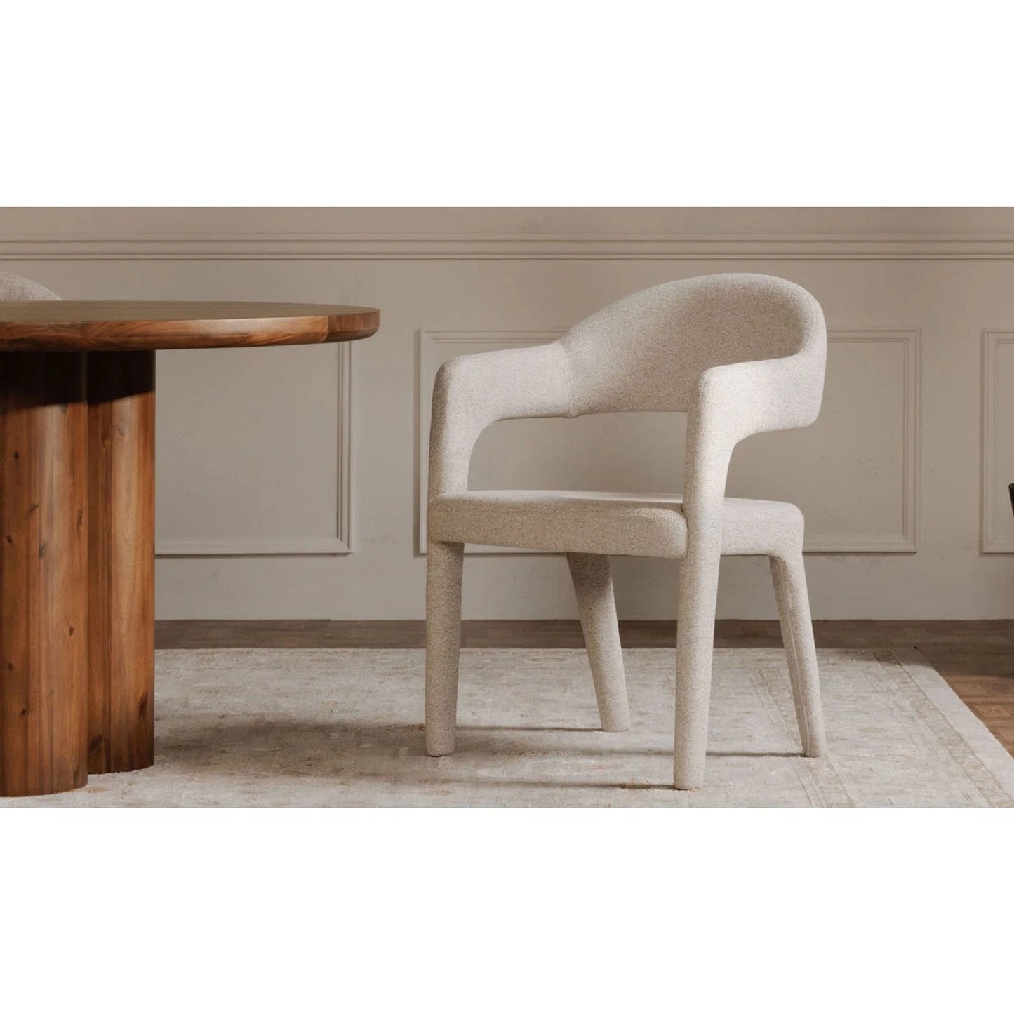Luxury Upholstered Modern Dining Chair European Style for Villa