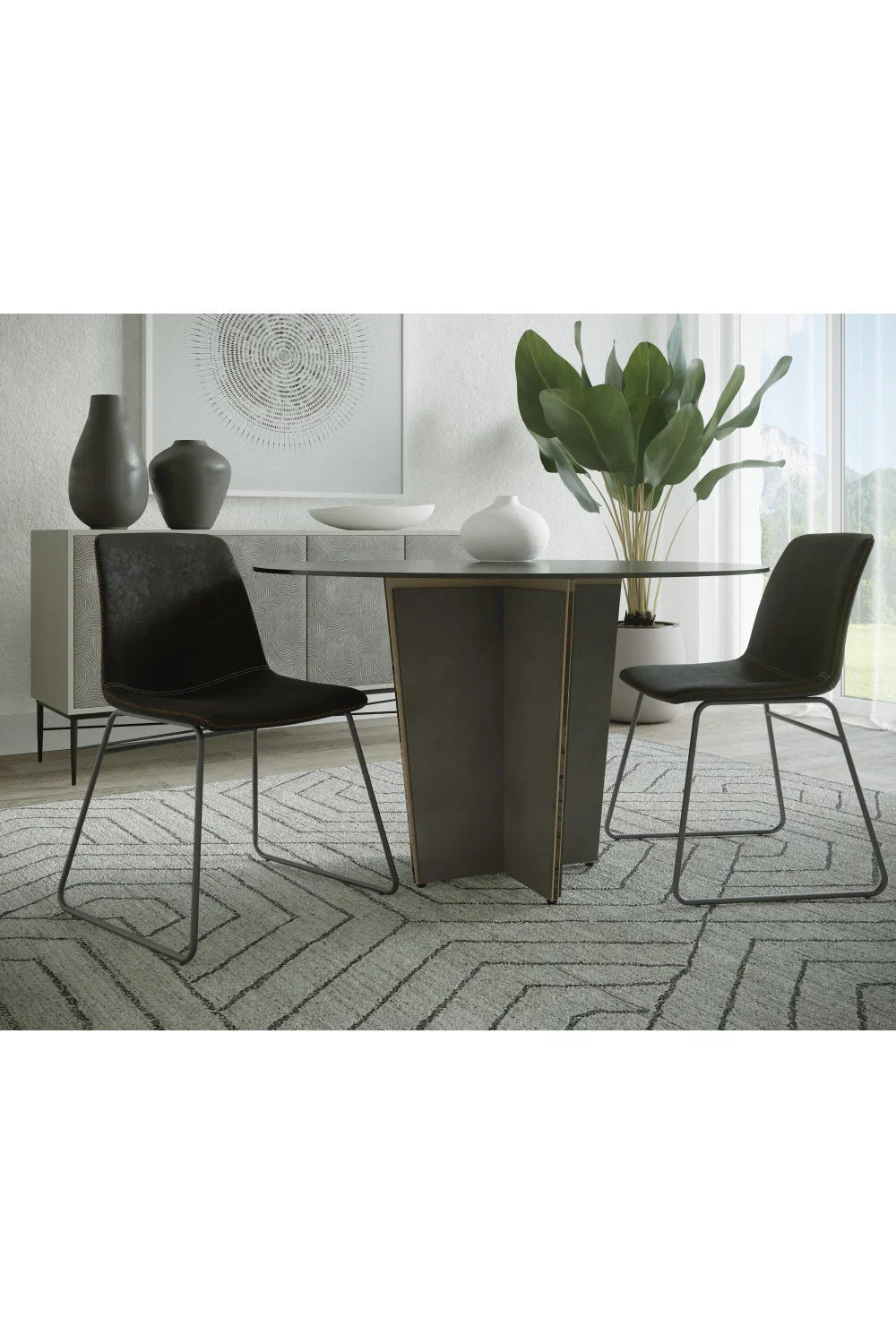 Luxury Upholstered Modern Dining Chair European Style for Villa