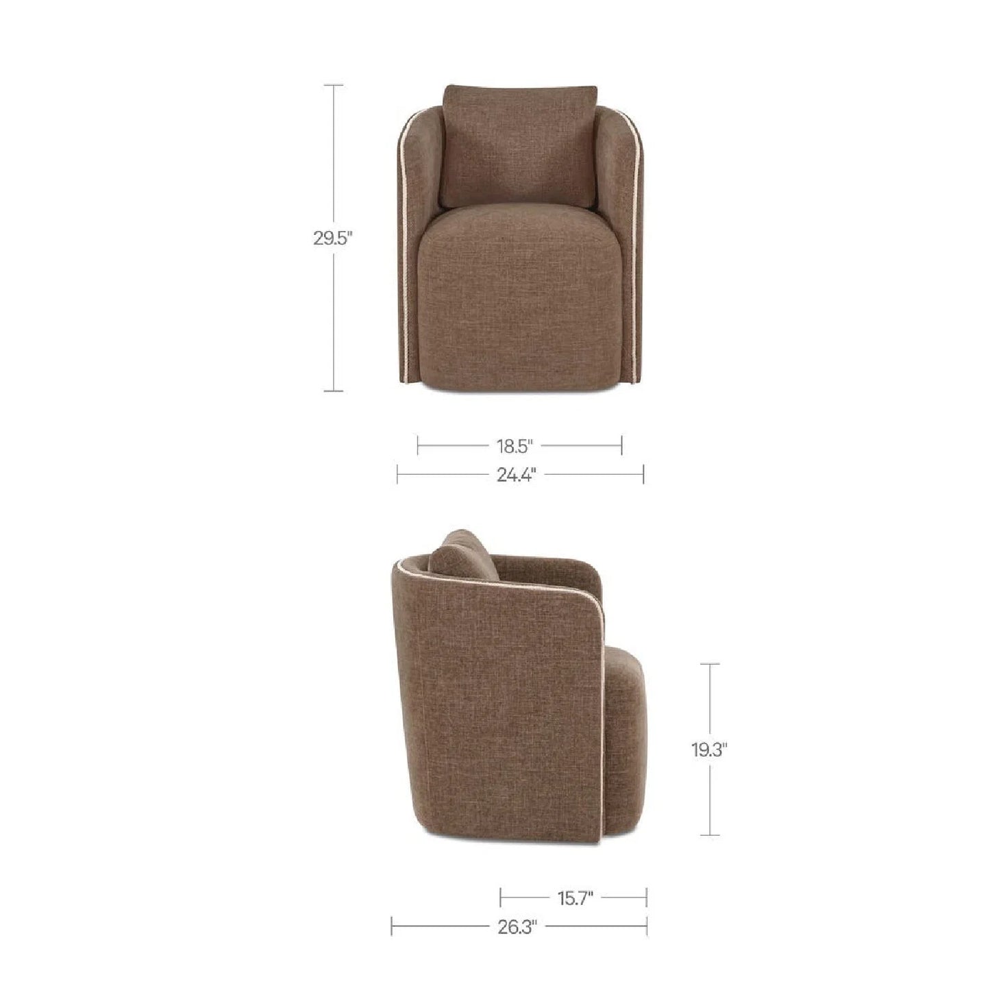 Luxury Upholstered Modern Dining Chair European Style for Villa