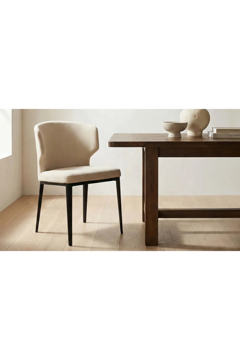 Luxury Upholstered Modern Dining Chair European Style for Villa