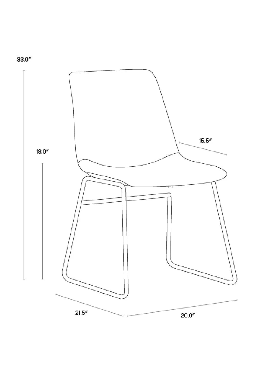 Luxury Upholstered Modern Dining Chair European Style for Villa