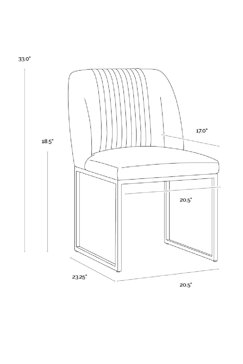 Luxury Upholstered Modern Dining Chair European Style for Villa