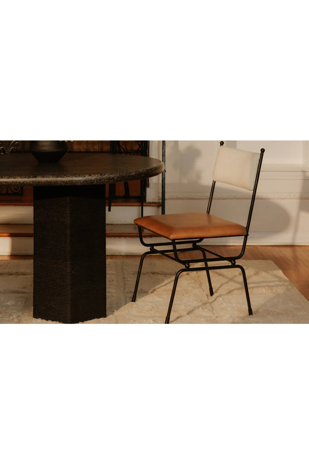 Luxury Upholstered Modern Dining Chair European Style for Villa