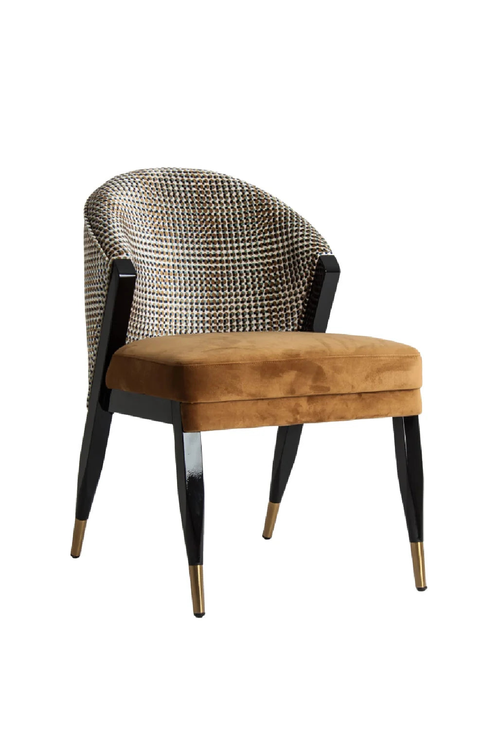 Luxury Upholstered Modern Dining Chair European Style for Villa