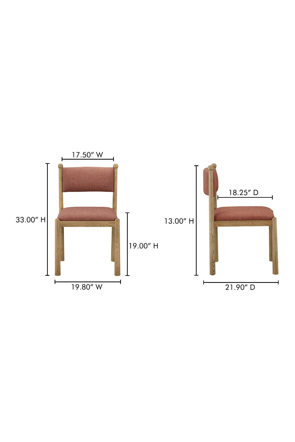 Luxury Upholstered Modern Dining Chair European Style for Villa